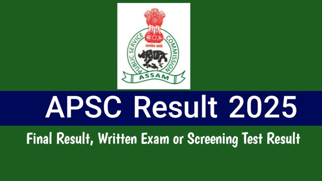 APSC Result 2025